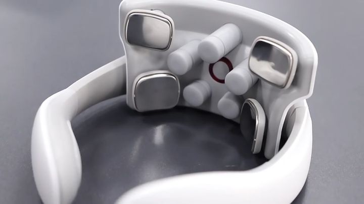 Curated visual reference: Low Frequency Vibration On Cervical Spine Reference: Smart Neck Massager Low Frequency Pulse Cervical Electric Massagers
