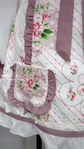 8 Studio Brand เสื้อผ้าแบรนด์แท้การันตี มินิเดรส สีขาวแขนยาว พิมพ์ลายดอกไม้ กระเป๋าใช้งานได้จริง ใส่ไปเที่ยว คาเฟ่