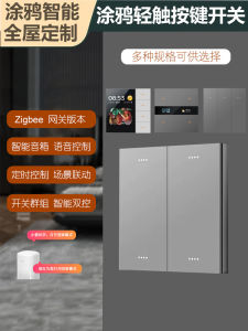 Voice Activated Zigbee Compatible Smart Switch Control Panel