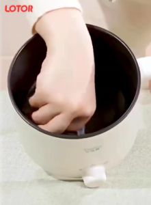 Nồi điện đa năng / Nồi lẩu điện mini LOTOR chiên xào hấp lẩu tiện lợi cho cả gia đình sinh viên