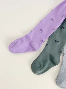 5 PCS Mid-Thickness Plain Baby Toddler Leggings Socks – Children Girl Kid Tights for Casual School & Layering
