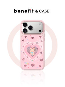 Sparkle Heart Cute Rabbit Magnetic Shockproof Phone Case