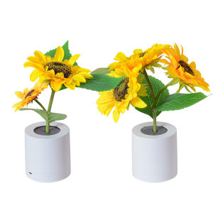 [Hàng Mới Về] Đèn Hoa Giả Hoa Hướng Dương đèn LED có thể sạc lại bằng USB Đèn ngủ cạnh giường thủ công mỹ nghệ quà tặng trang trí đèn trang trí nhà cửa cho tiệc sinh nhật