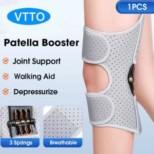 VTTO 1 PCS Knee Protection Booster Power Support Knee Pads Powerful Rebound Spring Force Sports Reduces Soreness Cold Leg Protection