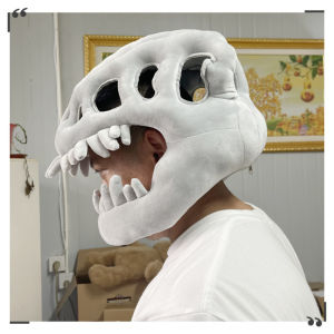 Halloween Dinosaur Skeleton Headset Jurassic China Creative Prank Costume Exoskeleton Funny Festival Performance Headwear