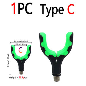 1~3 Cái Giá Đỡ Cần Câu Hình Chữ U Bằng Nhựa Chống Gãy Chống Trượt Kẹp Cần Câu Phụ Kiện Câu Cá