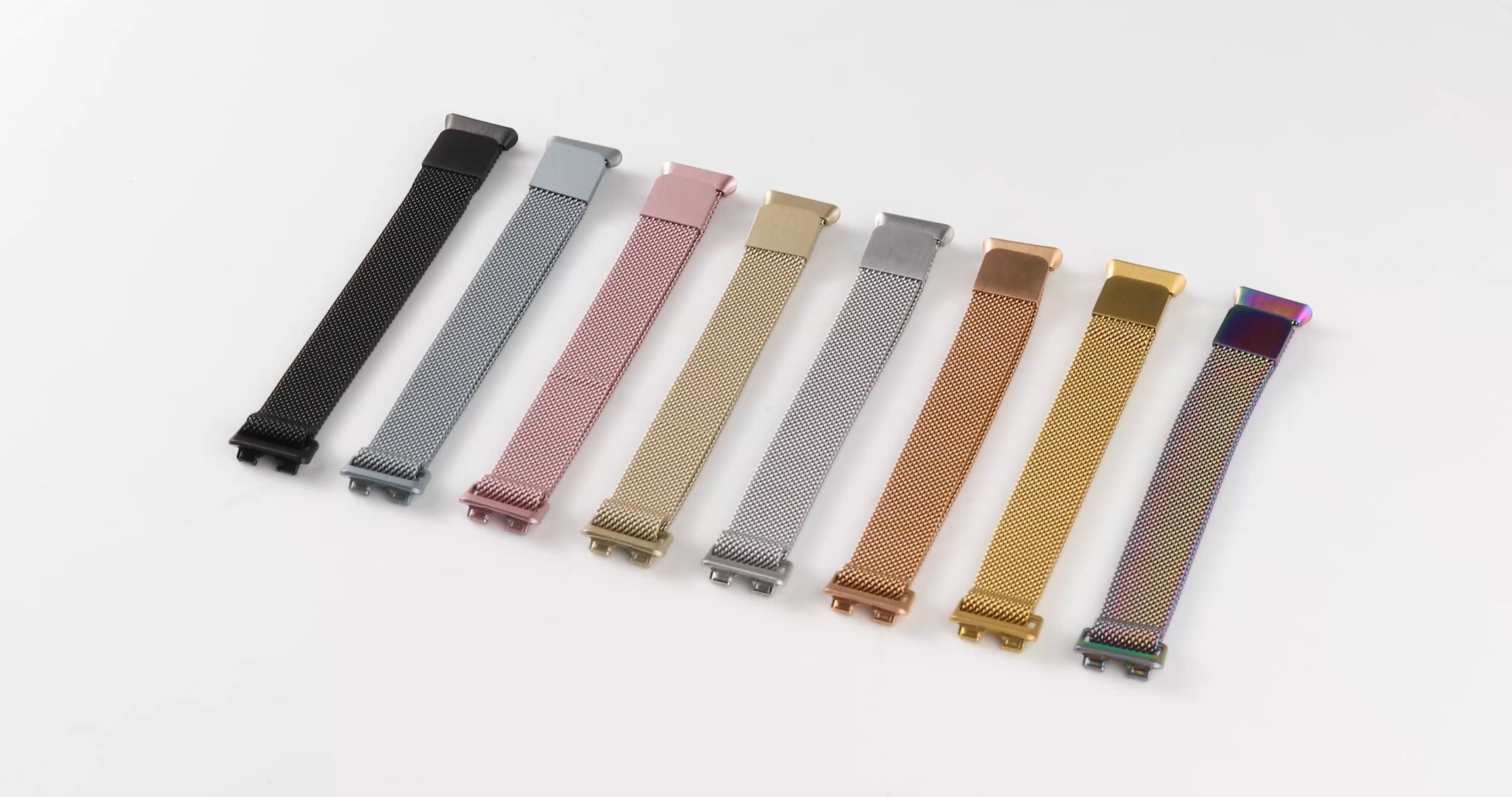Huawei Band 8/9/10/11/11 Pro Magnetic Milanese Metal Strap & Soft TPU Protective Case Set Tali Jam Pintar