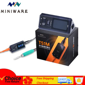 MINIWARE TS1M Mini Soldering Station: PD 3.1 28V 140W Compatible with T245 Handle and C210 Portable Digital Soldering Iron Repai