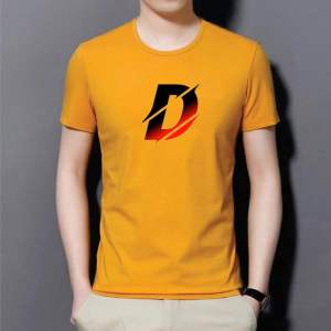 Kaos Distro Pria Lengan Pendek Logo Huruf d Kaos Oblong T-shirt Kaos Murah