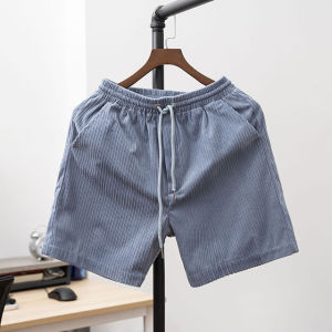 Quần short đùi nhung tăm Nam Nữ BAMI HOME cao cấp form regular năng động thoải mái QNG02