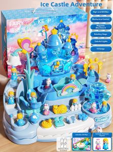 KAKABEIER | Educational Adventure Elsa Princess Castle Toy for Girls Aged 3-6 and Up Birthday Gift