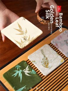 Chinese Style Waterproof & Heat Resistant Bamboo Teapad