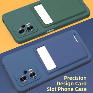 Realme Master Exploration Edition Phone Case Mens Card Insert with Card Holder Protective Soft Shell for GT2 GT8 GT6 GT5PRO NEO3 GT7