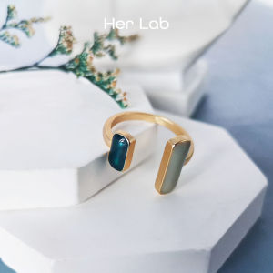 Her Lab Jewelry | 14K Gold Plated Delicate CZ Delicate Diamond Stackable Ring Korean Style Ladies Ring Gemstone Simple Jewelry Gift Free Gift Box Promo sale Foundation Safeguard