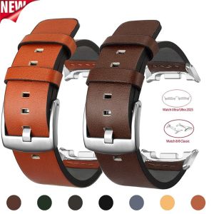 New Leather Bracelet for Samsung Galaxy Watch 8 40mm 44mm 8 Classic Luxury Band for Samsung Galaxy Ultra 2025 Strap Accessories
