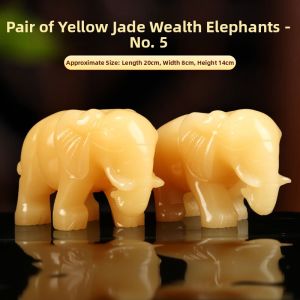 Feng Shui Lucky Pair Elephant Ornament