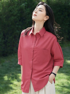 XUNYI | Áo Blouse Đen Sang Trọng Trẻ Hóa Phong Cách Nữ Mùa Xuân Thu Thường Ngày
