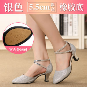 Dancing Shoes Womens Latin Dance Shoes Gold Heel Shoes for Square Dance Low Heel Friendship Modern Dancing Shoes Dancing Shoes Gold New Arrival