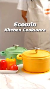Ecowin Cookware Enjoy Series Non-Stick Pan Soup Pot Pfoa-Free Periuk Sup Stok (20/24cm)
