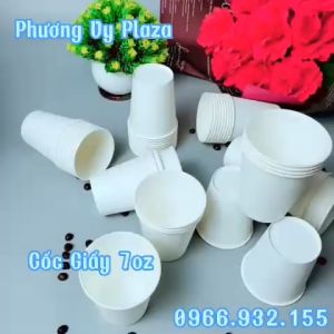 50 Cốc Giấy 210ml - 7oz Ly Giấy NHẬP KHẨU HÀN QUỐC