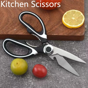 Powerful Scissors High Manganese Steel Chicken Bone Scissors Meat Kitchen Household ScissRust Resistant Strong Bone Sciors Sharp