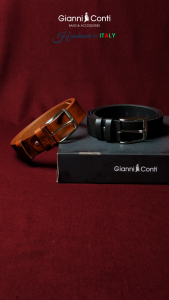 Thắt Lưng Nam Cao Cấp Bằng Da Thật -Gianni Conti - Sản Xuất Thủ Công Tại Italy_5155445-40-25