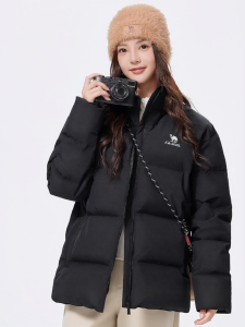 CAMEL | Water-Resistant Thickened Quilted Jacket