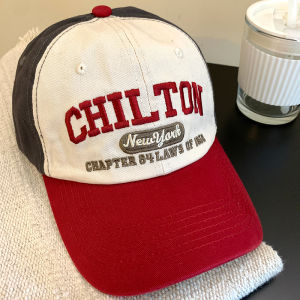 Winnie Lee Designer Collaborative Soft Top Baseball Cap Womens Large Head Size Duckbill Hat Retro Color Block Fashion Accessory