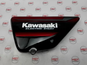 Side Cover LH LEFT Red Kawasaki Barako 175 (2017) Genuine Parts 36036-5080-BQ