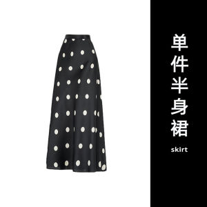Summer Outfit Polka Dot Halter Neck Short Sleeve Two Piece Set Korean Drama Main Character Anti Aging Clothing Long Pants