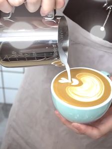 350ml/ 600ml/1000ml/Stainless Steel Milk Frothing Pitcher Espresso Steaming Pitcher with Decorating Pen