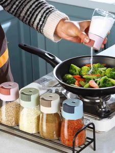 Bộ Chai Gia Vị Kiểm Soát Lượng Muối Chai Đựng Gia Vị Kín Chống Ẩm Cho Nhà Bếp Chai Đựng Gia Vị Pha Trộn Dùng Trong Gia Đình Chai Đựng Gia Vị