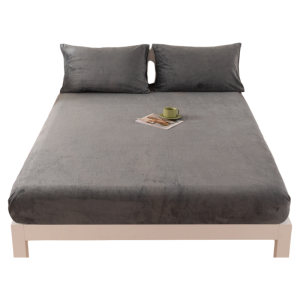 Gaorui | Warm Fluffy Milk Coral Fleece Mattress Cover