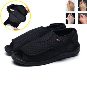 WuChu Diabetic Shoes Spring Summer Mens Comfortable Breathable Diabetes swollen feet for Man Thumb valgus deformed foot Shoes Size 35-49