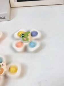 WNDR Mainan Spinner Bayi Tempel 3 PCS dengan suction | Mainan Fidget Spinner anak dengan perekat