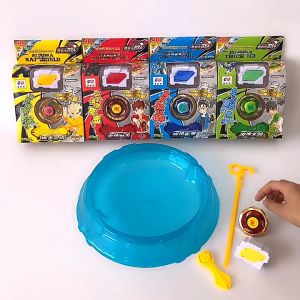 Con Quay Hồi Chuyển Chiến Đấu | Bộ Bắn Thanh Kéo Kim Loại | Siêu Bền Xoay Mạnh | Đồ Chơi Bé Trai (Màu Ngẫu Nhiên)