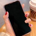 Latest Sparkling Diamond iPhone Case Full Edge Protection Transparent Electroplated High-End Feel Silicone Anti-Fall Soft Shell for Apple 12 15 plus 14 pro Max 11. 