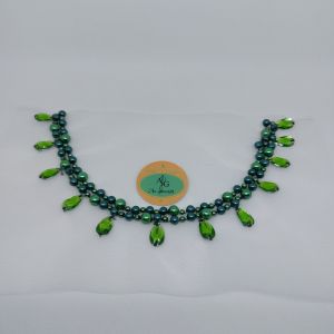 PAYET RANGKAI LEHER MUTIARA SEWAROSKY DIAMON PERMATA RESIN /TABUR /DLL/MULTIFUNGSI PREMIUM JAHIT 0043