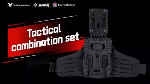 Tactical Holster Combination Adapter MHA QLS Thigh Drop Leg Kit Quick Pull Molle Airsoft Gear for Comfortable Hunting