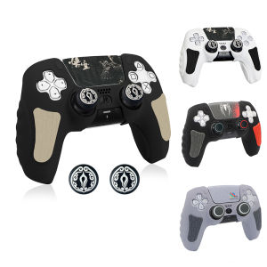 For Black Myth Goku PS5 Controller Cover Case Anti-Slip Silicone Cover Skin Compatible PS5/Slim/Pro With Thumb Grip Cap Sticker