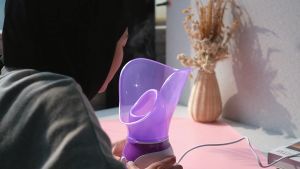 Mibo Air Humidifier Facial Steamer SPA Perawatan Wajah