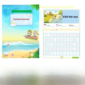 Traditional Chinese Calligraphy Practice Sheets Primary School Students One Sentence Diary Essay Cute Style Single Side Hard Pen