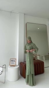 Outer Vest Tille Tulle Outfit Lebaran (Hanya Outer Tanpa Inner) long vest berukat