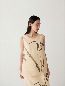 ICICLE | Silk Organza Sleeveless Vest