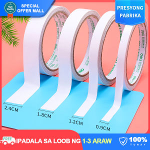 【10M Per Roll】Import Double Sided Adhesive Tapes Ultra-thin Strong Cotton Double-sided Tape Office Supplies School Kids Students Stationary