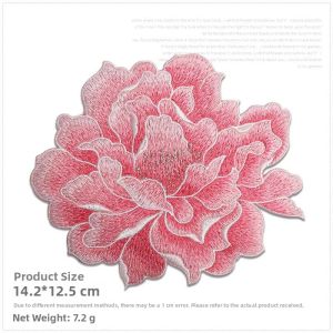 Soft Embroidered Patch Fabric for Clothing Repair And Decoration Traditional Cheongsam Dress Patch DIY Sewing Material