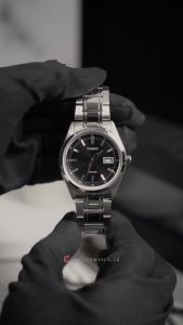 Jam Tangan Pria Casio MTP-B180D-1A1 Black Dial Silver Stainless Steel Band