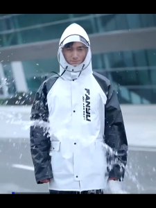 Raincoat Set Fashion Outdoor Waterproof Riding Rainsuit Set for Men Women Adult Couple