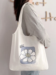 Large Capacity Canvas Shoulder Bag for Women 2025 New Style Commuting to Work Student Class Book Filling Handbag Soft Tote Bag