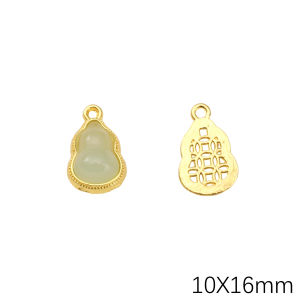 2Pcs Imitation Jade Alloy Charms New Chinese Style Beads for DIY Sewing Bag Clothing Garment Decoration Pendants Accessories